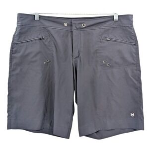 Free Country XXL Gray Performance Shorts Stretch Active Zip Pockets